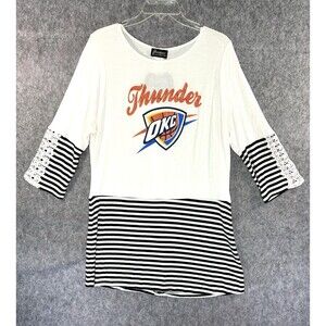 NEW Women's Gameday Couture Oklahoma City Thunder Top NBA Size L